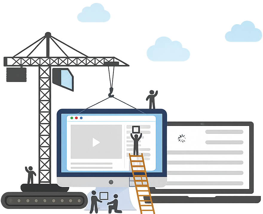 Imagem de Construção de site